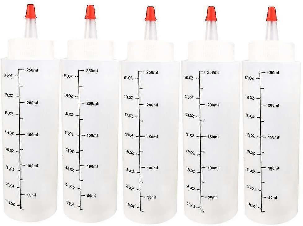 5 Pieces 250 Ml Dropper Bottle Liquid Bottle