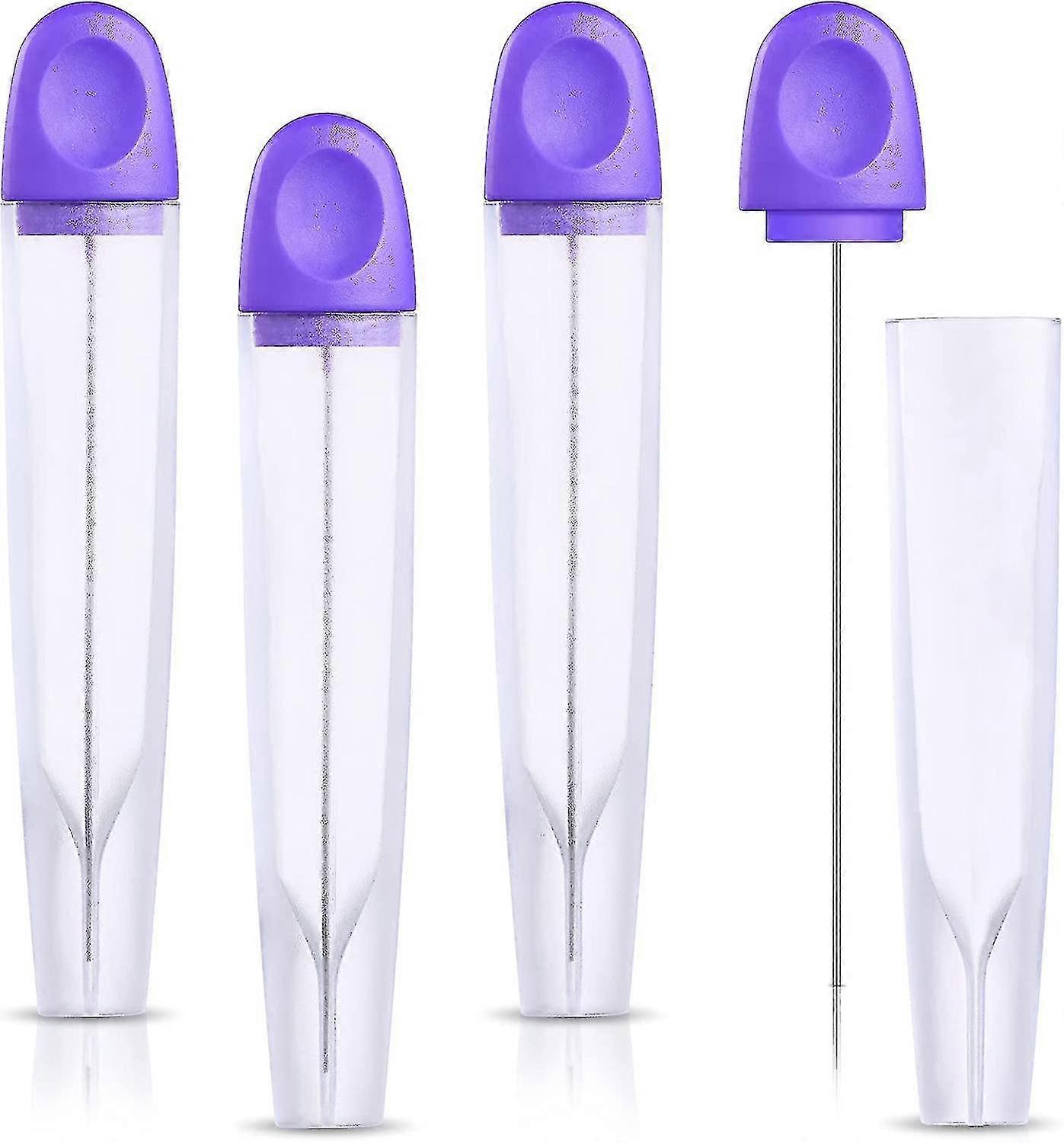 Kuchentester 4 Stück Edelstahl mit Abdeckung wiederverwendbar