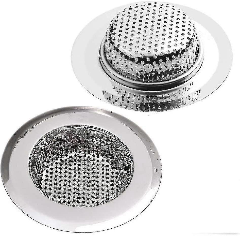 2-Piece Drain Strainer Set, 11.5cm Coarse Hole