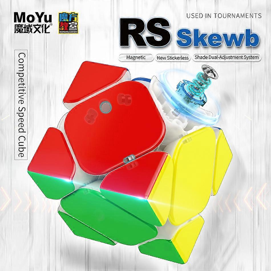 Skewb cube , RS Skewb magnetic speed cube , moyu cube skewb cube Moyu 2023 skewb cube cube de jeu Moyu magic cube