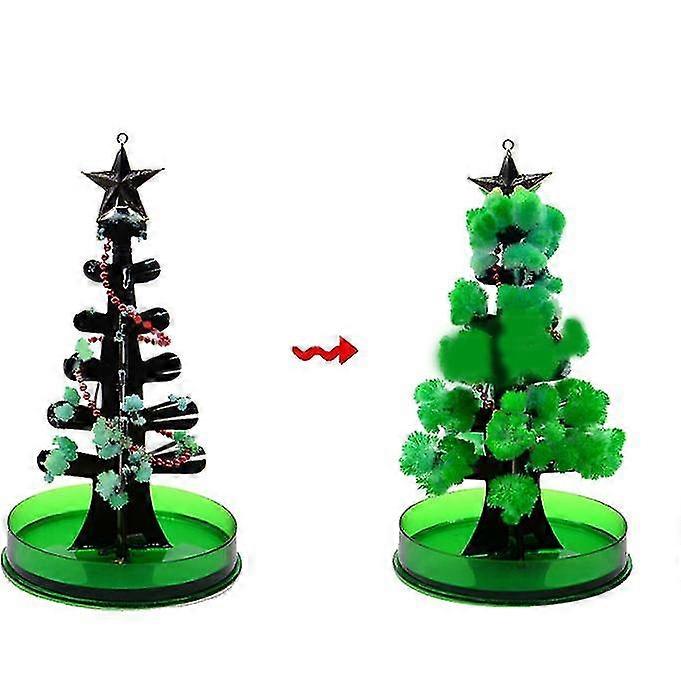 Brad de Crăciun magic în creștere, oferind copiilor un kit inedit