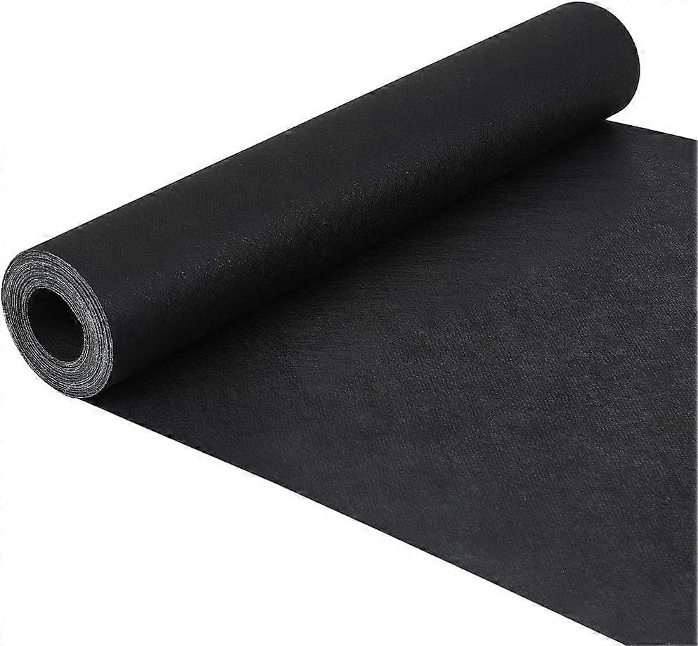 Iron-On Polyester Interfacing Fabric Black Sided Interfacing Sewing Crafting Fabric for Crafts Bags Home Decoration 15.7x0.02 Inch