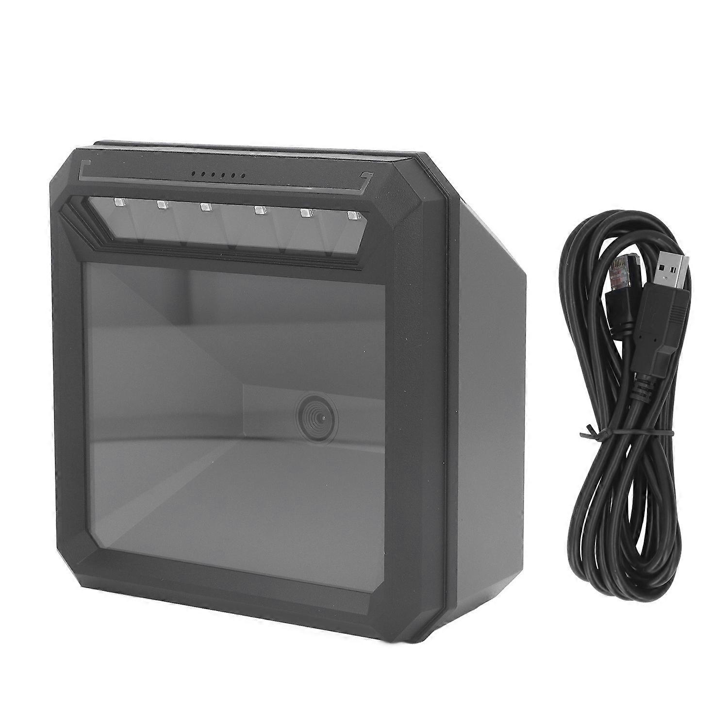 2D-Scan-Plattform Großer Fenster-Desktop-Scanner-Barcode-Leser für Supermarkt-Apothekenkassierer MP