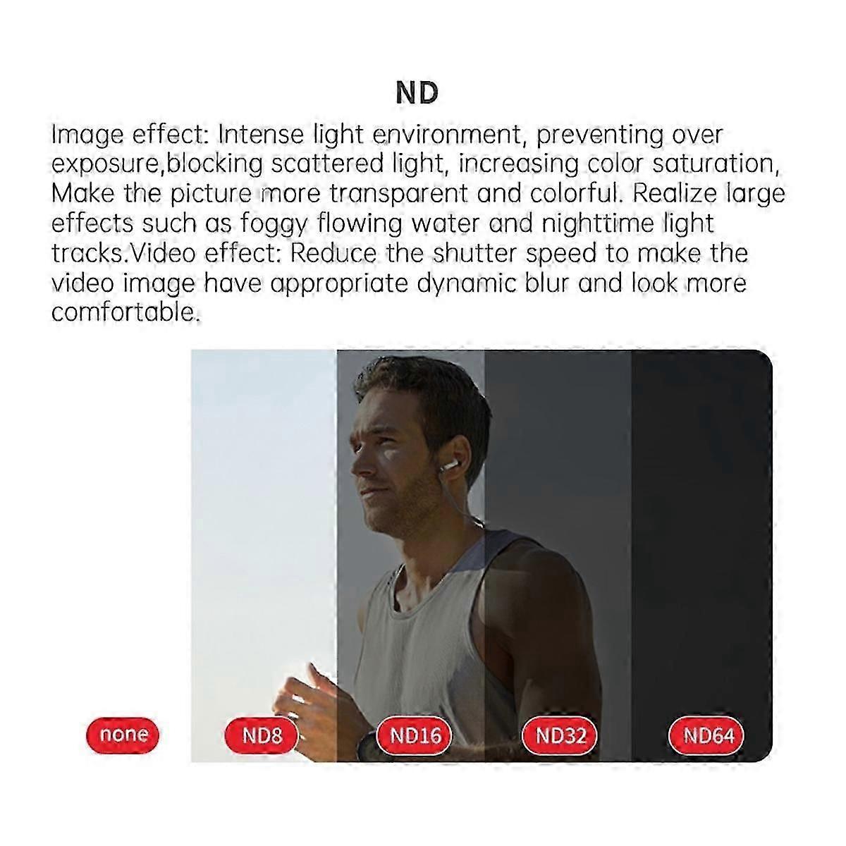 For Spirit Eye Pocket3 Filter Polarised Wide Angle Macro Accessory Lens Iii Camera Mirror Filter K