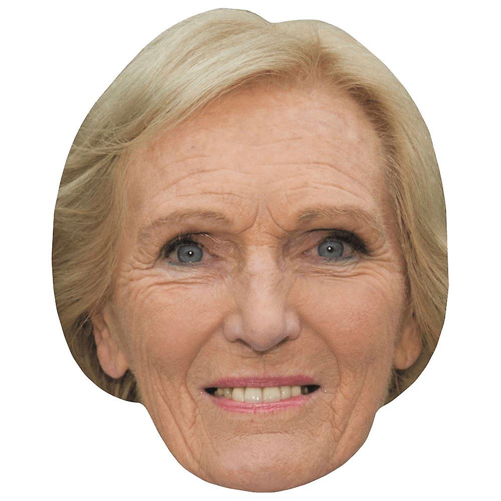 Mary Berry (Smile) Celebrity Mask, Flat Card Face