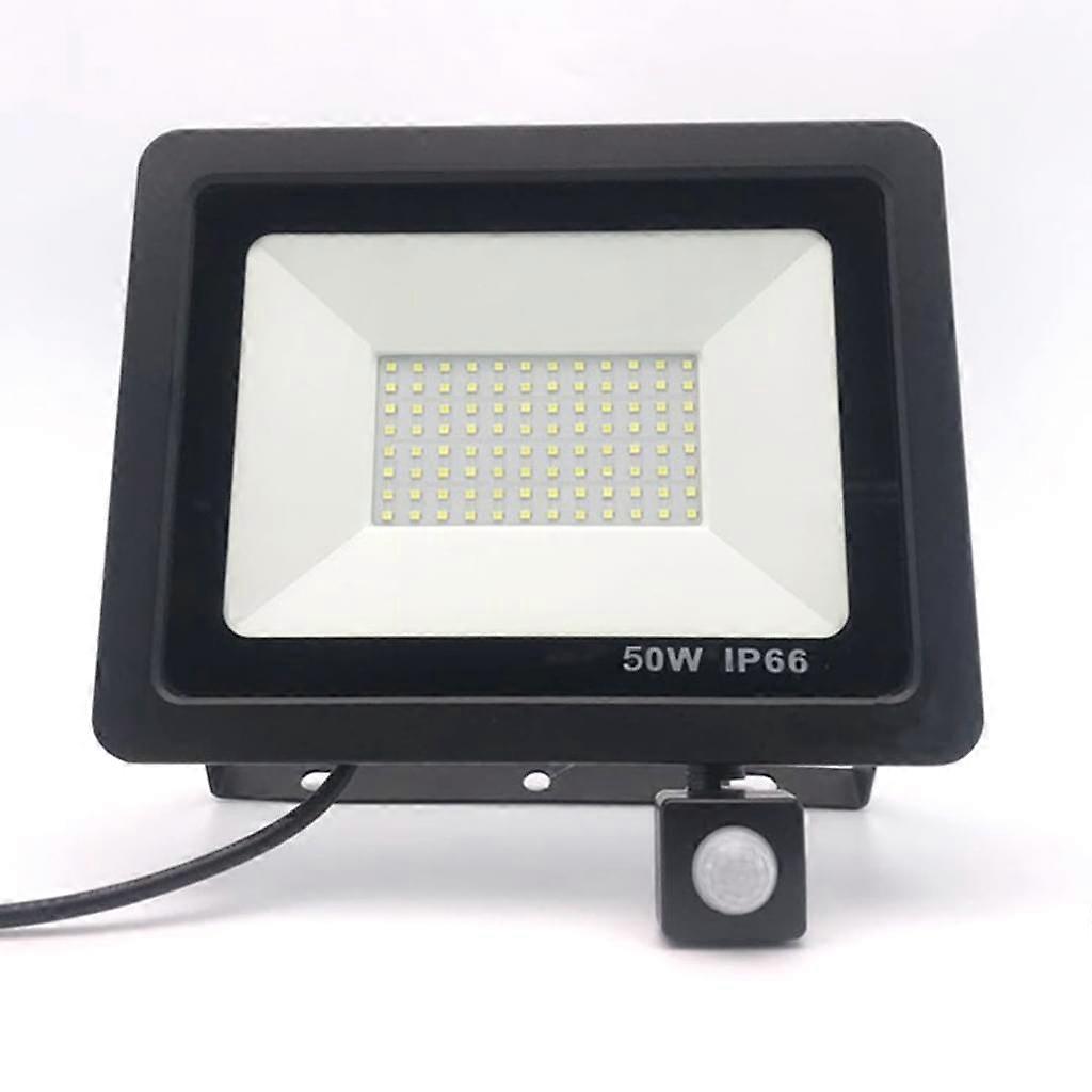 Motion Sensor Floodlight, Outdoor Security Light, Adjustable Bracket