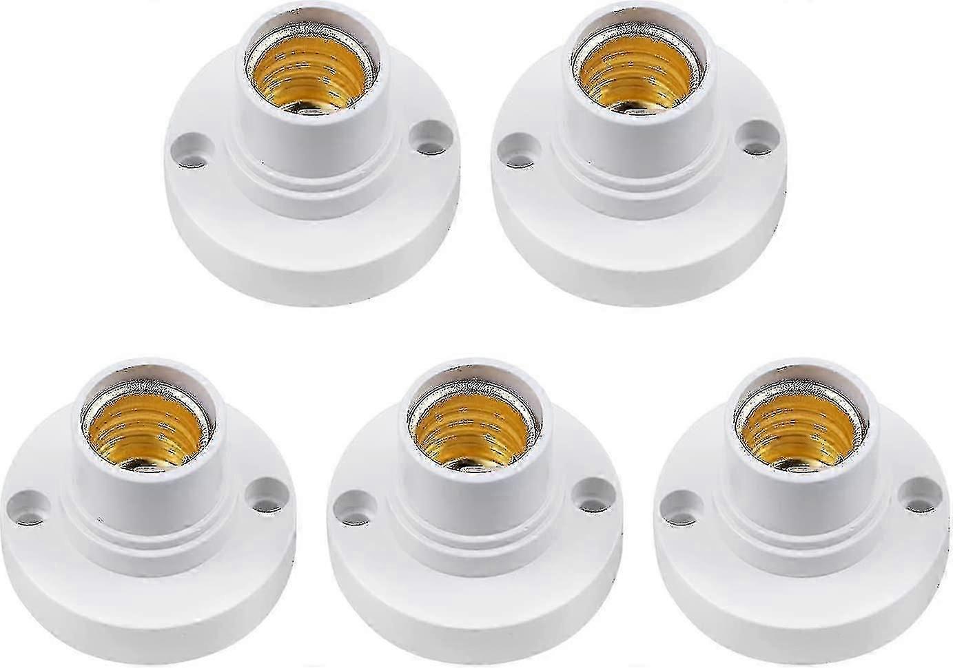 14 Support de lampe, e14 Edison Screw Light Bulb Holder, Plastic Ceiling Lamp Socket Crday Gift