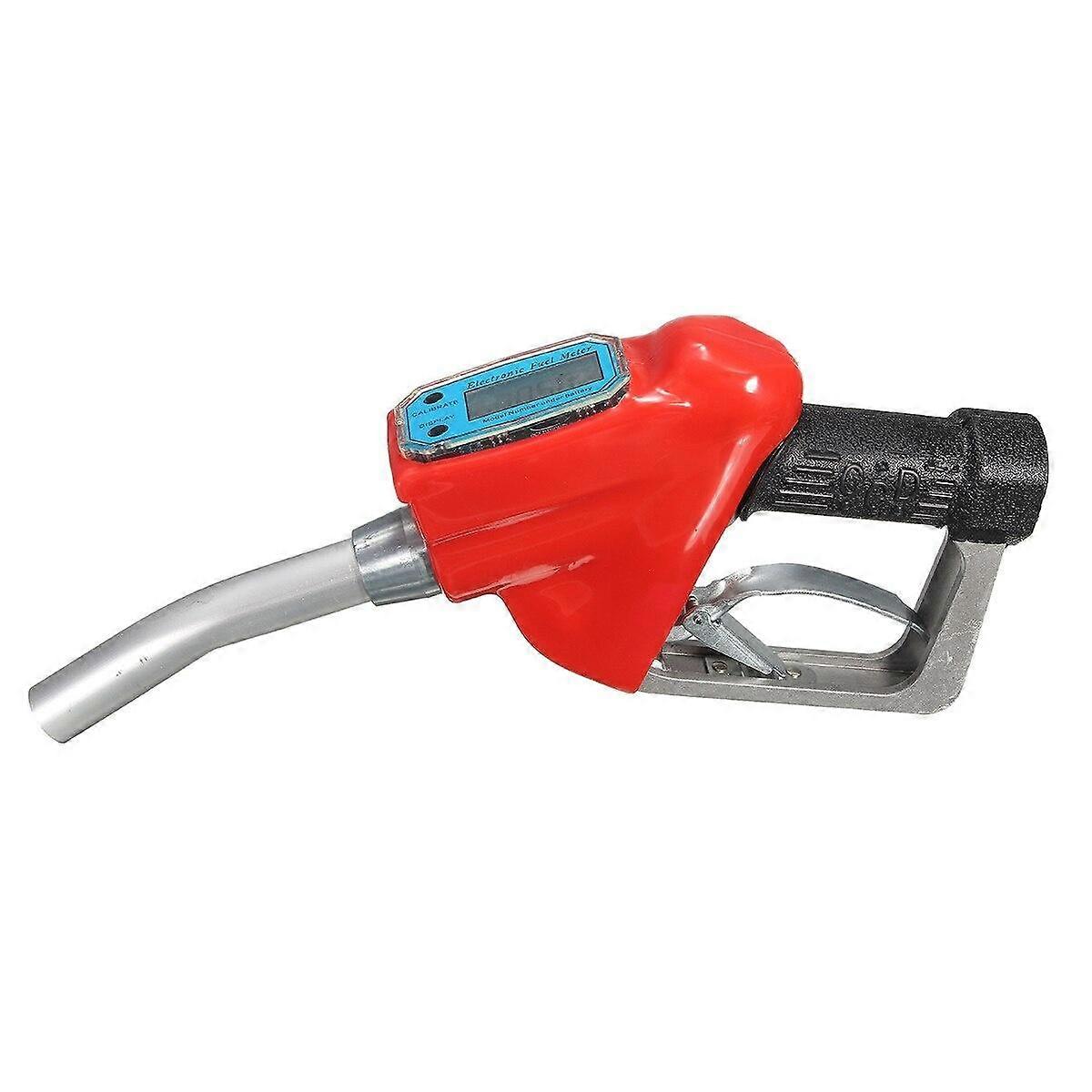 Turbine Flow Meter Sensor Flowmeter Flow Indicator Counter Fuel Gauge Flow Device Gasoline Diesel Petrol Oil Water Refueling Gun