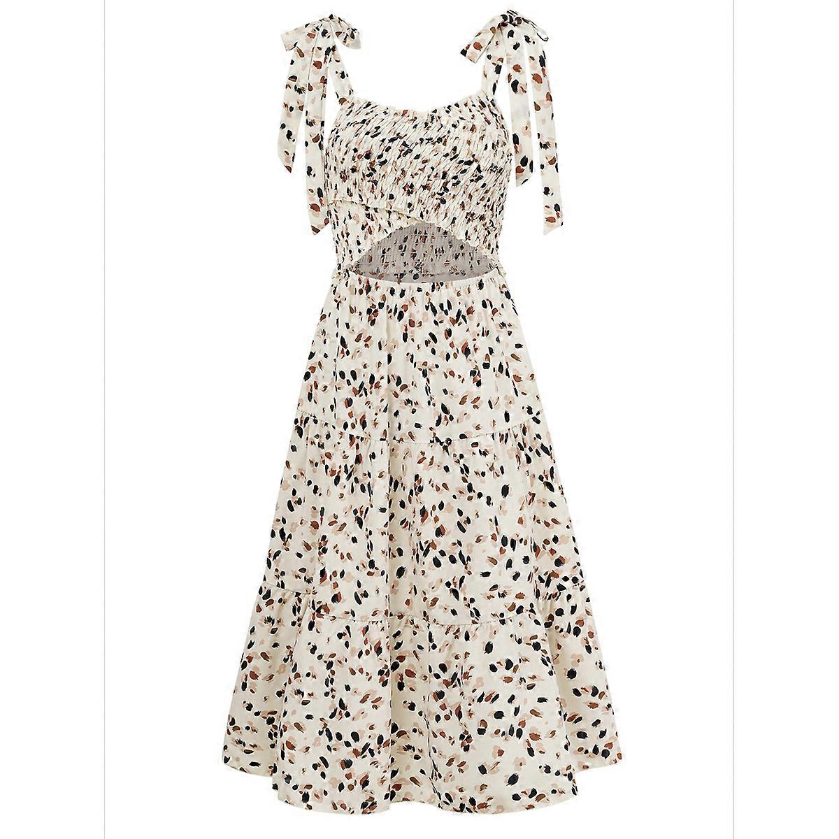 Casual V-Neck Sundress M