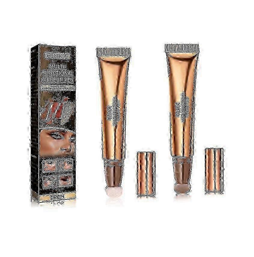 多機能化粧ペンフェイシャル輪郭美容スティックハイライト修理赤面多目的化粧ペン -
