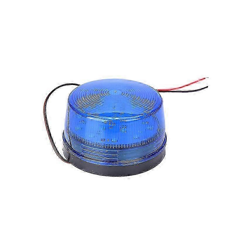 Orange Blue Red 12v Led Security Alarm Strobe Signal Warning Flashing Light Lamp f54