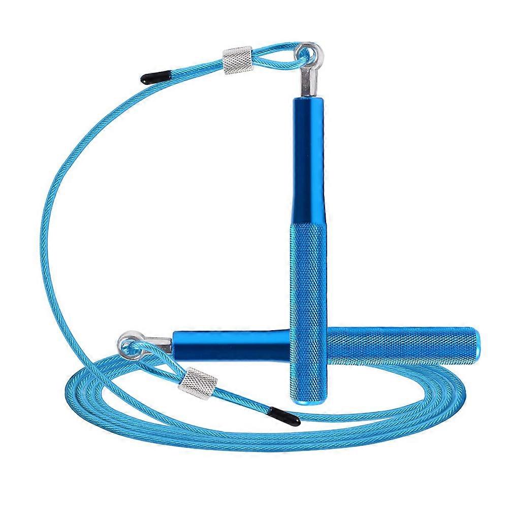 Freestyle Jump Rope for HIIT, Speed, and Tricks (Long Aluminum Handles - Adjustable Cable)