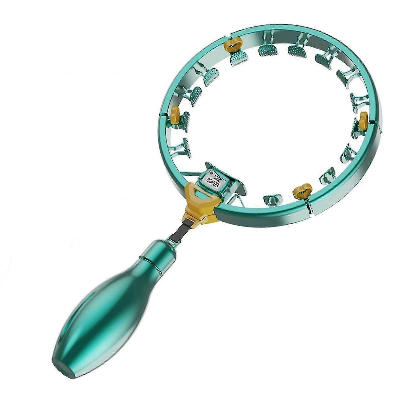 智能呼啦圈 加重健身圈 360度自动旋转球体