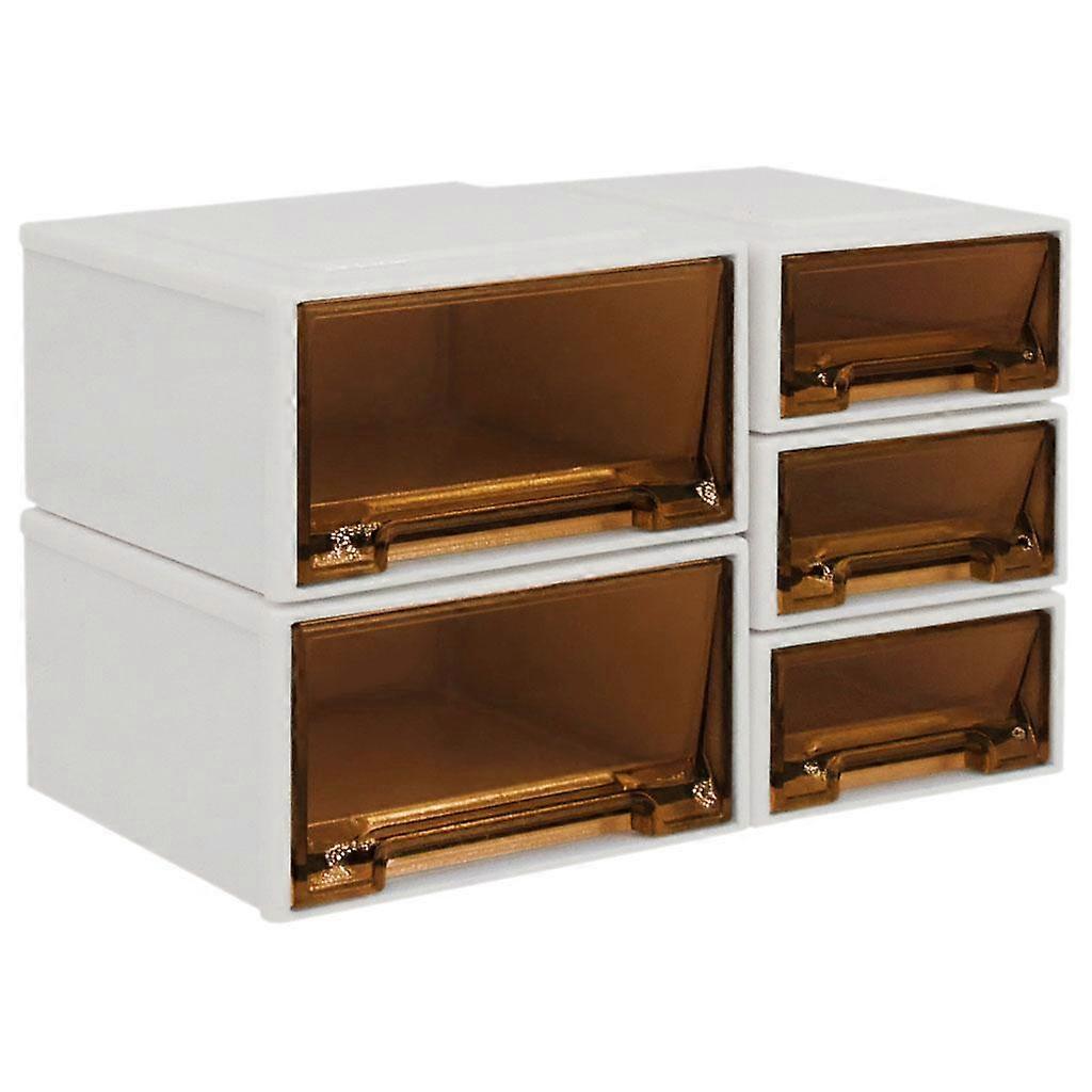 Multicolor Plastic Box Really Useful Organiser Storage Boxes, 5 Pieces 1/6 Scale