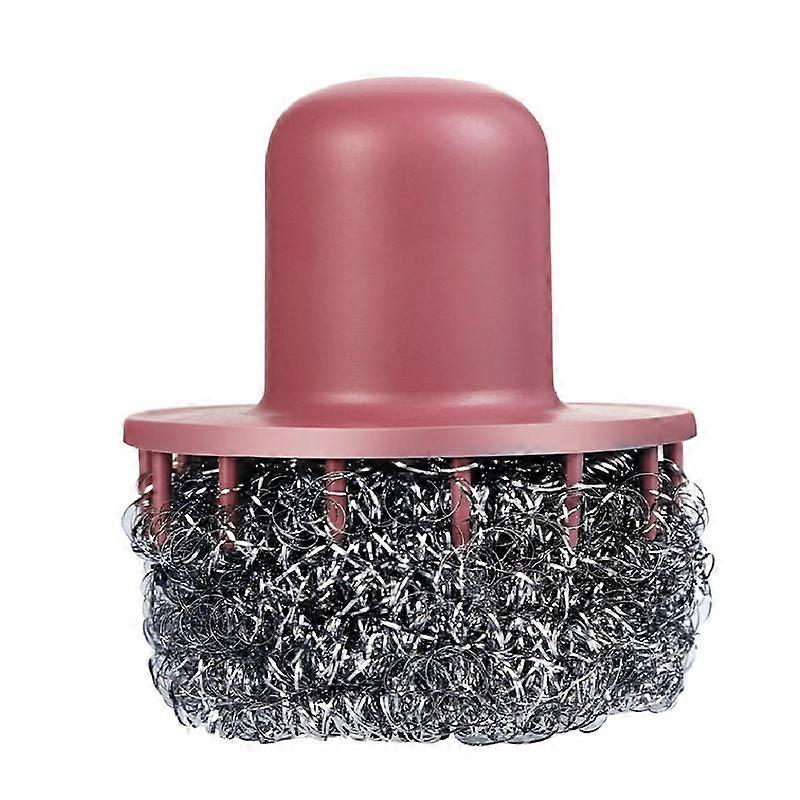 Household Multi-function Short Handle Pot Cleaning Brush, Descaling Tool
