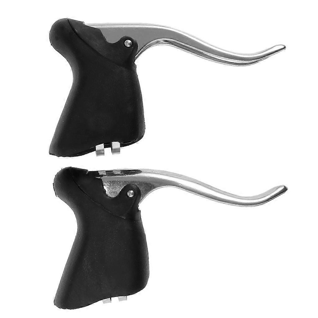 1 Çift Yol Bisikleti Bırakma Çubuğu Fren Kolu Bükülmüş Fren Kolu Bisiklet El Frenleri