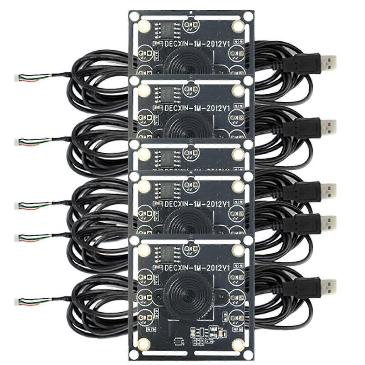 Νέα 5Pcs 100 ενότητα κάμερας βαθμού 1MP OV9732 1280x720 USB ελεύθερη χειροκίνητη εστίαση οδηγών, με καλώδιο 2 μέτρων για WinXP/7/8/10