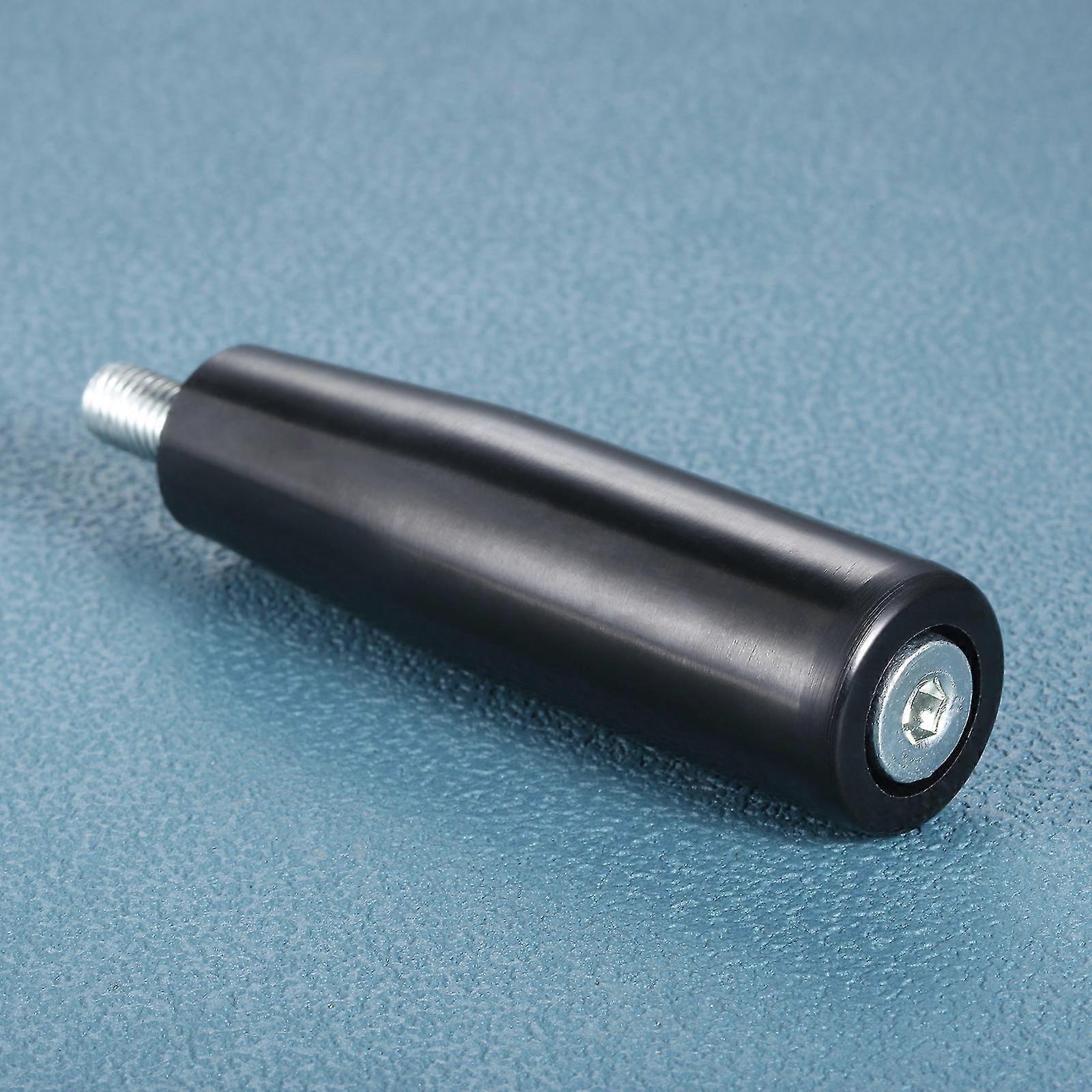 M6-M12 Metal Revolving Handle with Male Threaded Stem, Black Handwheel for Milling Lathe Grinding Machine Tools