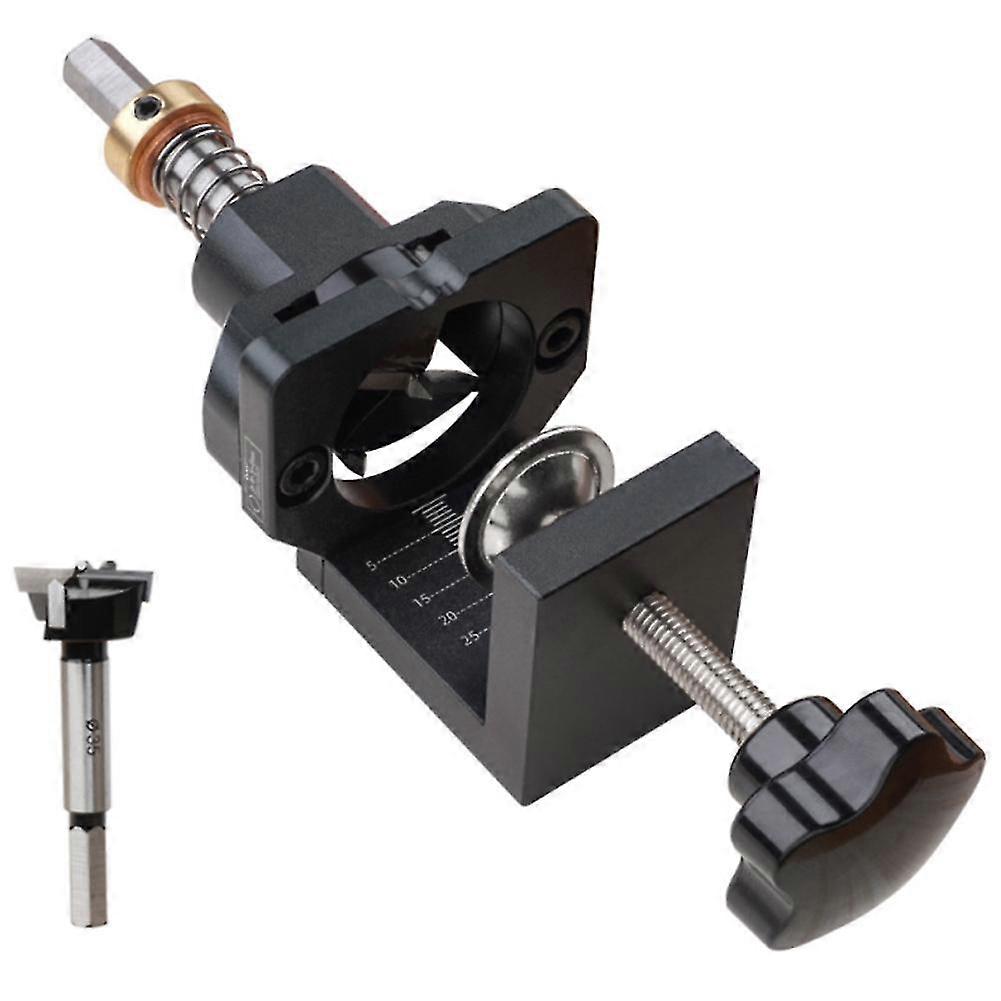 Concealed Hinge Jig for Doors & Cabinets - 35mm Precision Drill Guide with Dowel Locator