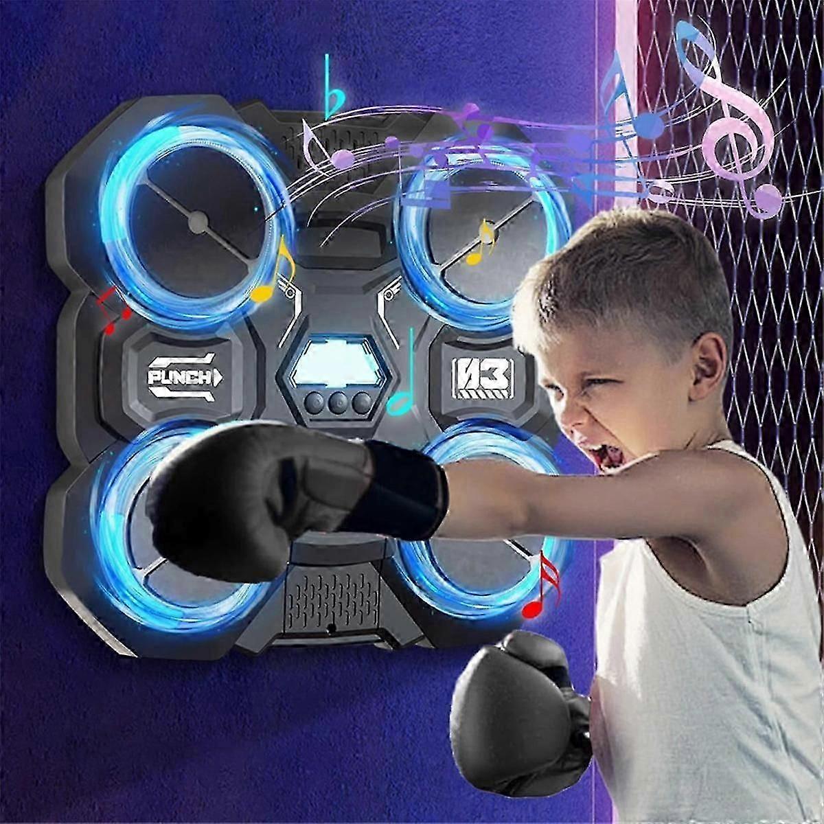 Music Boxing Machine for Children Smart Music Boxing Machine Wall Mounted Decompression Wall Target