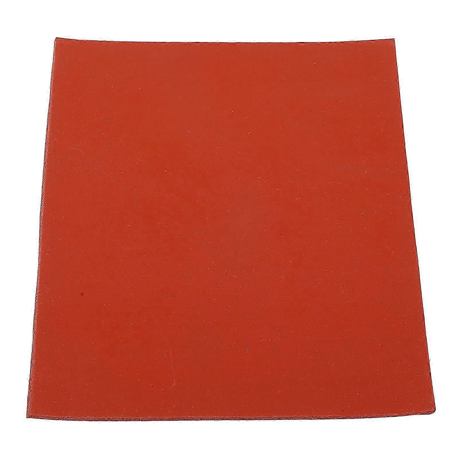3PCS Silicone Sheet Red Heat Resistant Anti Slip Flexible Colorfast Protective Casting Molds Mat for Table