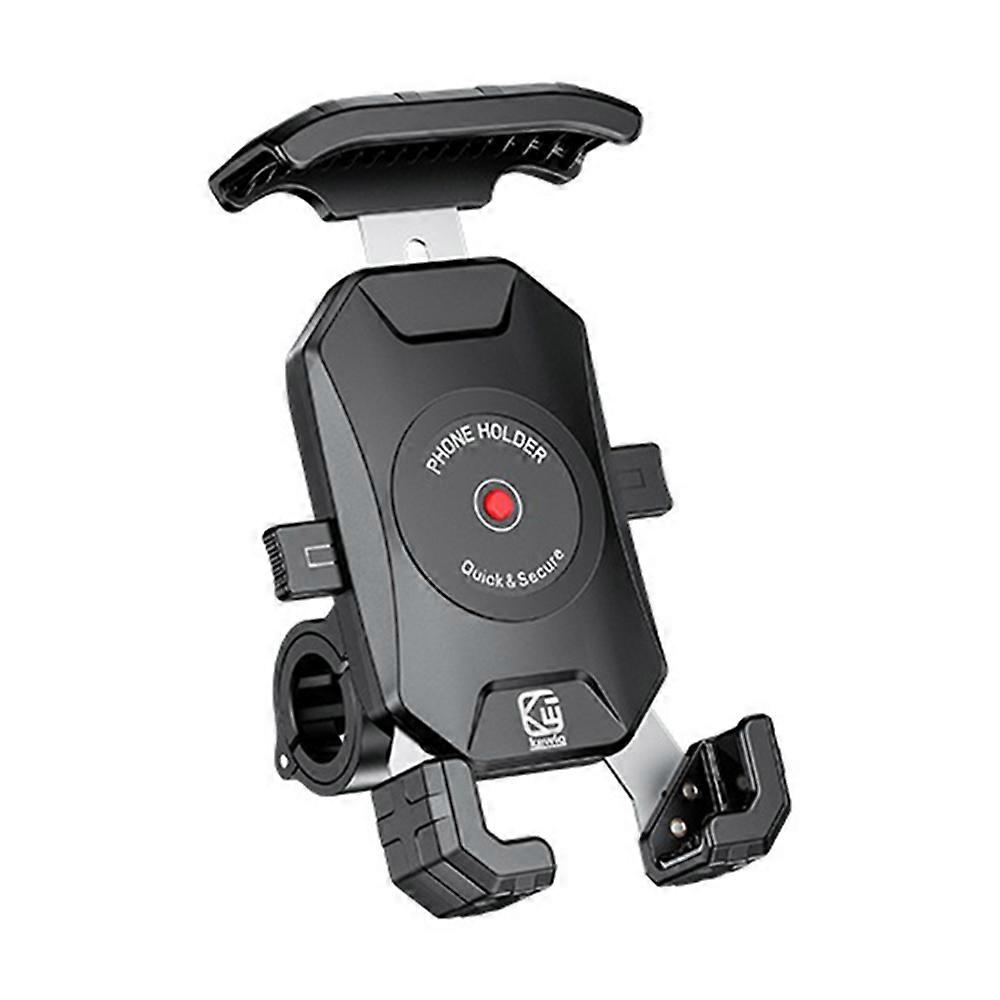 Motorcycle Phone Mount With Shuriken Design, Offers Quick Hold For Easy Access And Shockproof Protection For Your Device