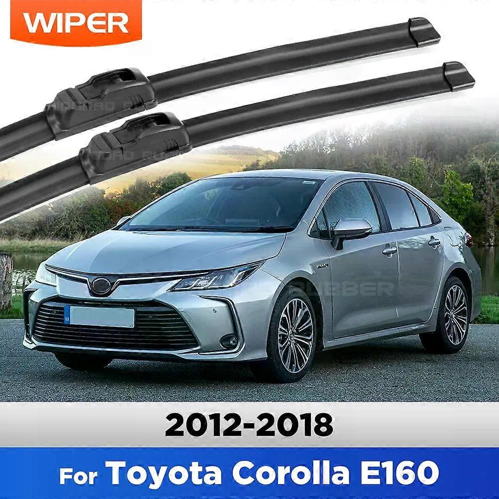 For Toyota Corolla E160 E170 E180 2012 - 2018 Wiper Front Wiper Blades Windshield Windscreen Window 26"+14"