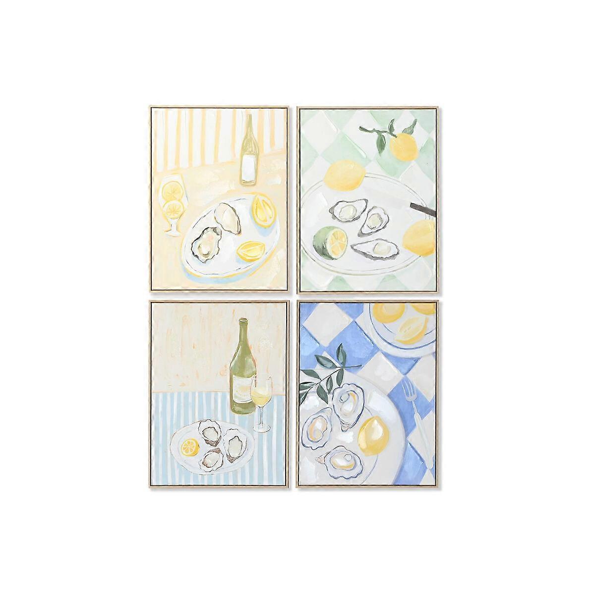 Canvas Home ESPRIT polystyrene Canvas 60 x 4 x 80 cm