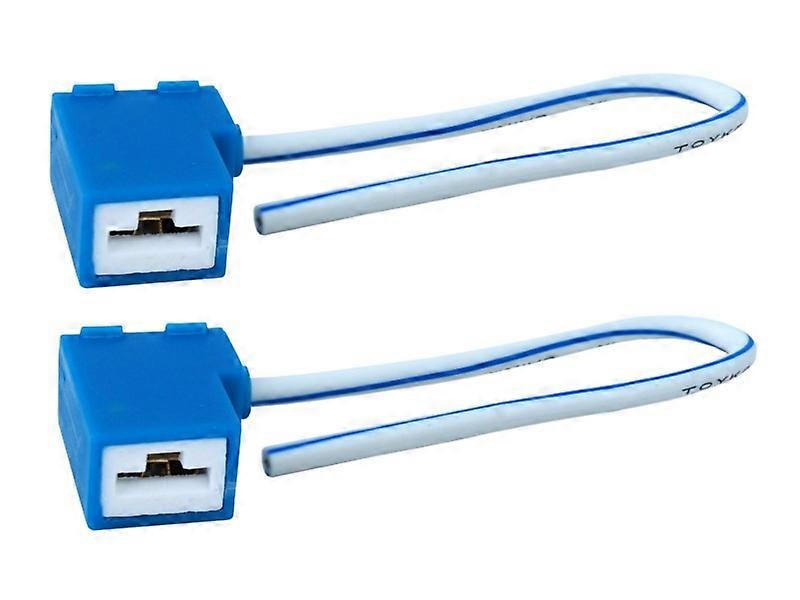 H1/H3 bulb socket, ceramic, 15 cm cable, 2 pcs.