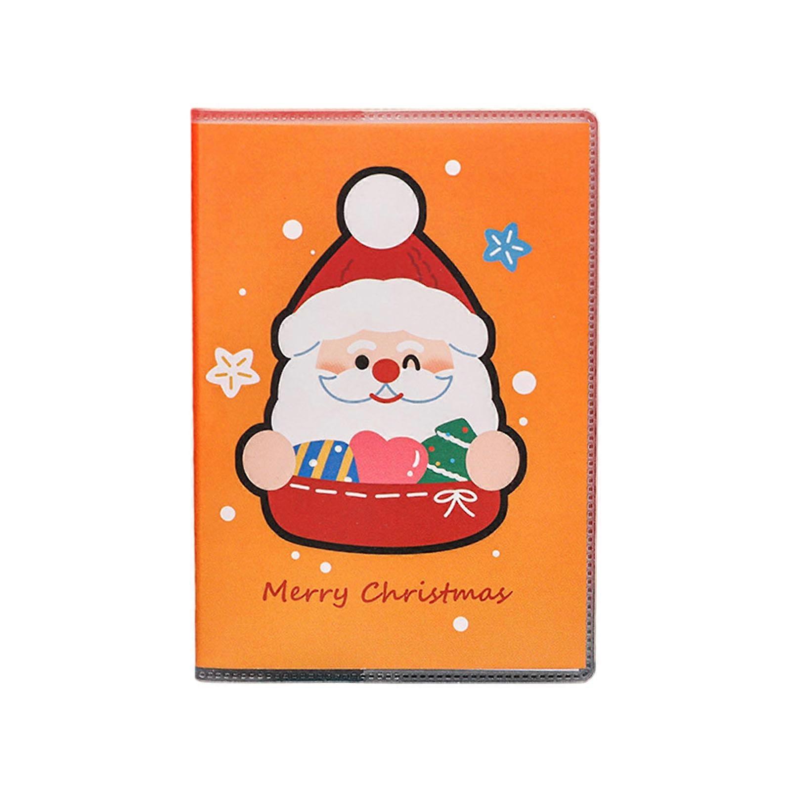 Chritmas Notebook Cartoon Notepad Small Notebook Pocket Writing Pad To-do-list Notepad Lined for Writing Journaling