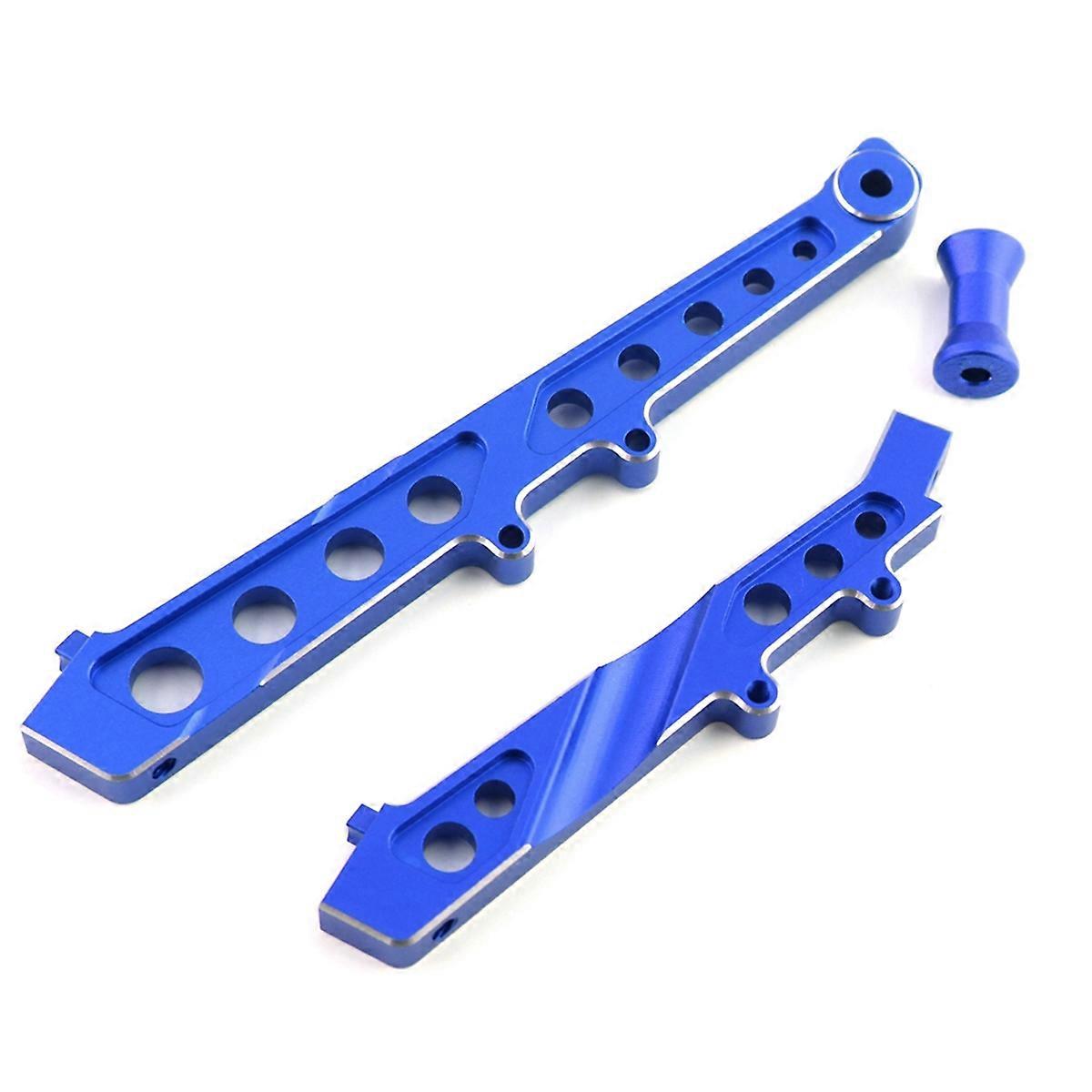 Aluminum Front and Rear Chassis Brace,Blue