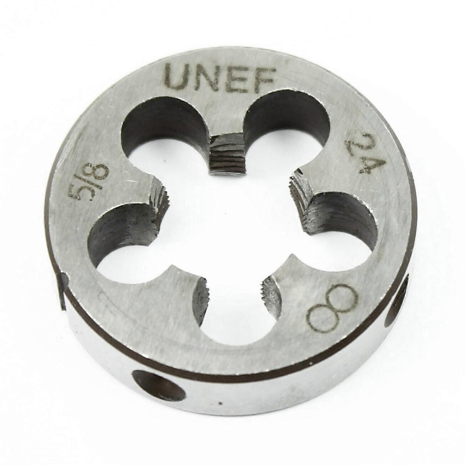 5/8''-24 Tap and Die Set High-speed Steel Right-hand Thread for Thread Restore