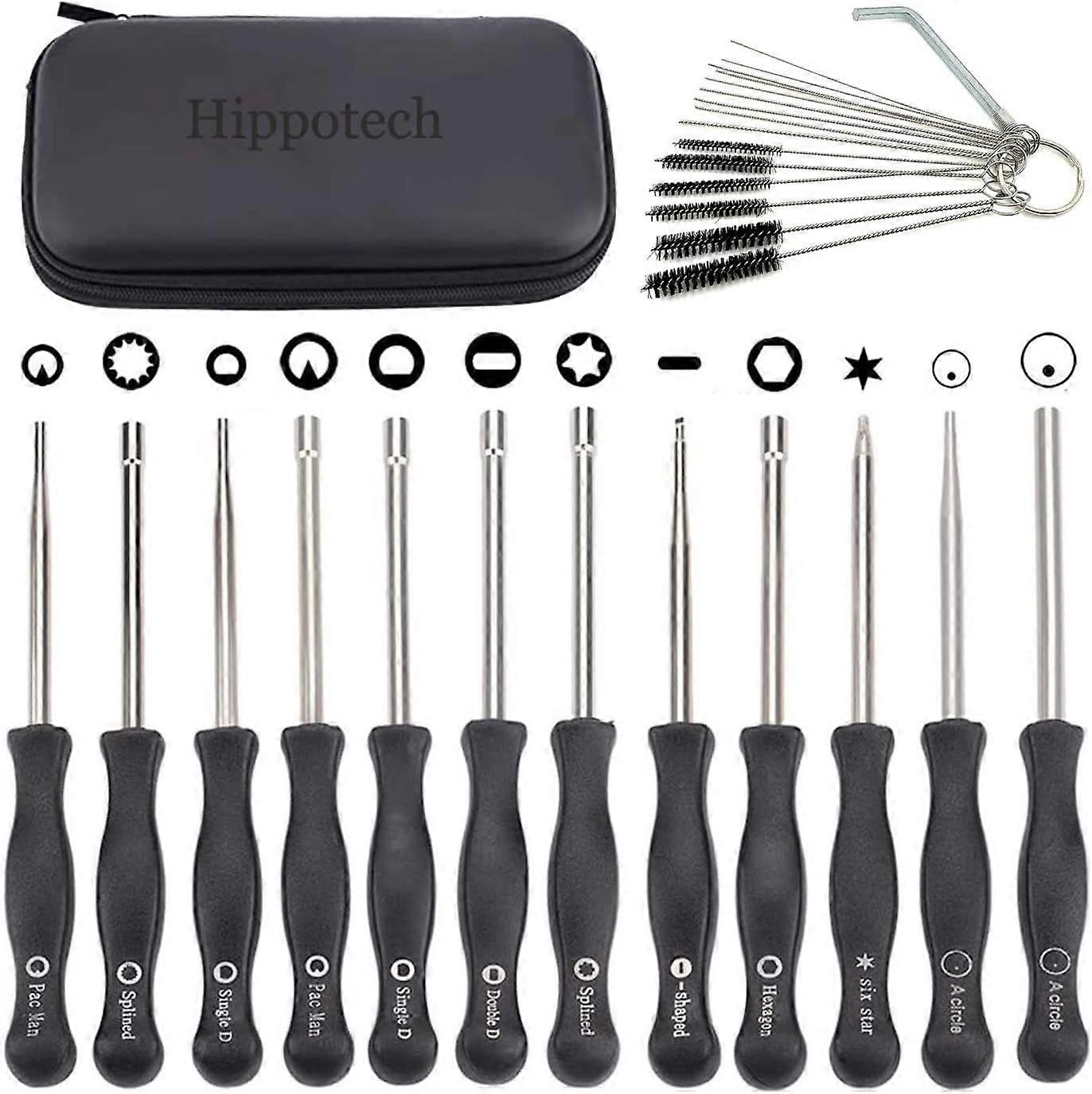 12pcs Carburetor Adjustment Tool with Acircle Screwdriver for 2-Stroke Small Engines for Husqvarna for STHIL for ECHO Trimmer Chainsaw