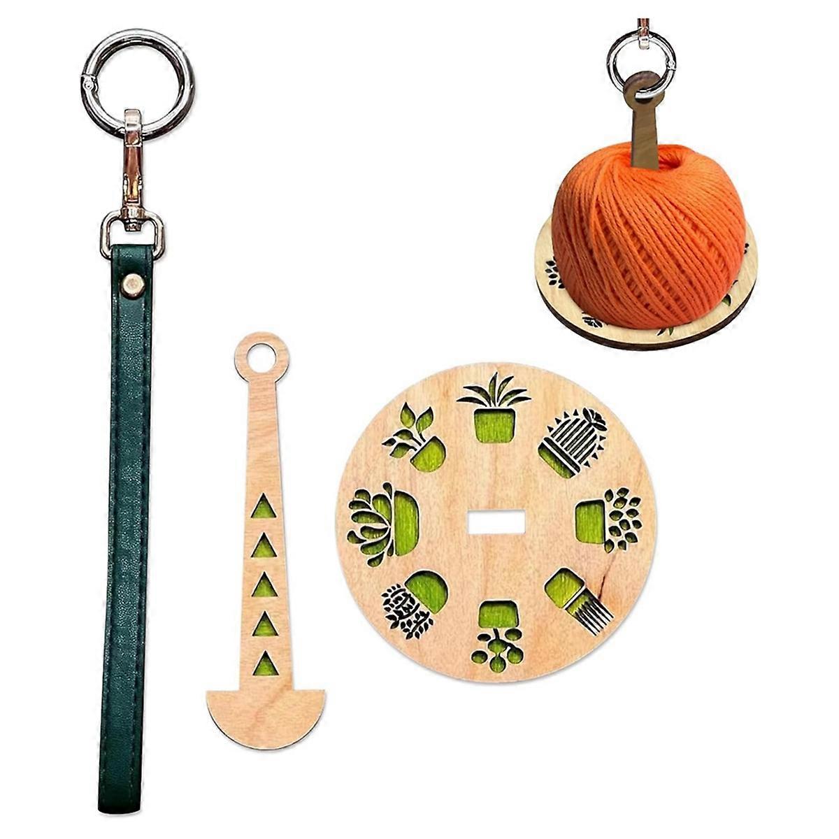 Portable Wrist Yarn Holder, Portable Yarn Holder with Wrist Strap