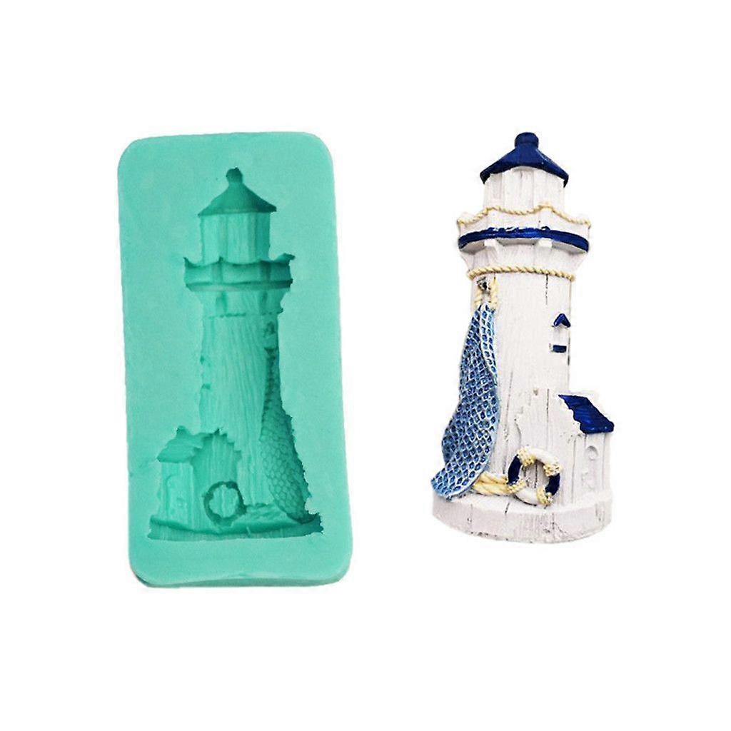 Fondant Mould Chocolate Molds Candy Moulds Lighthouse Shape Baking Molds
