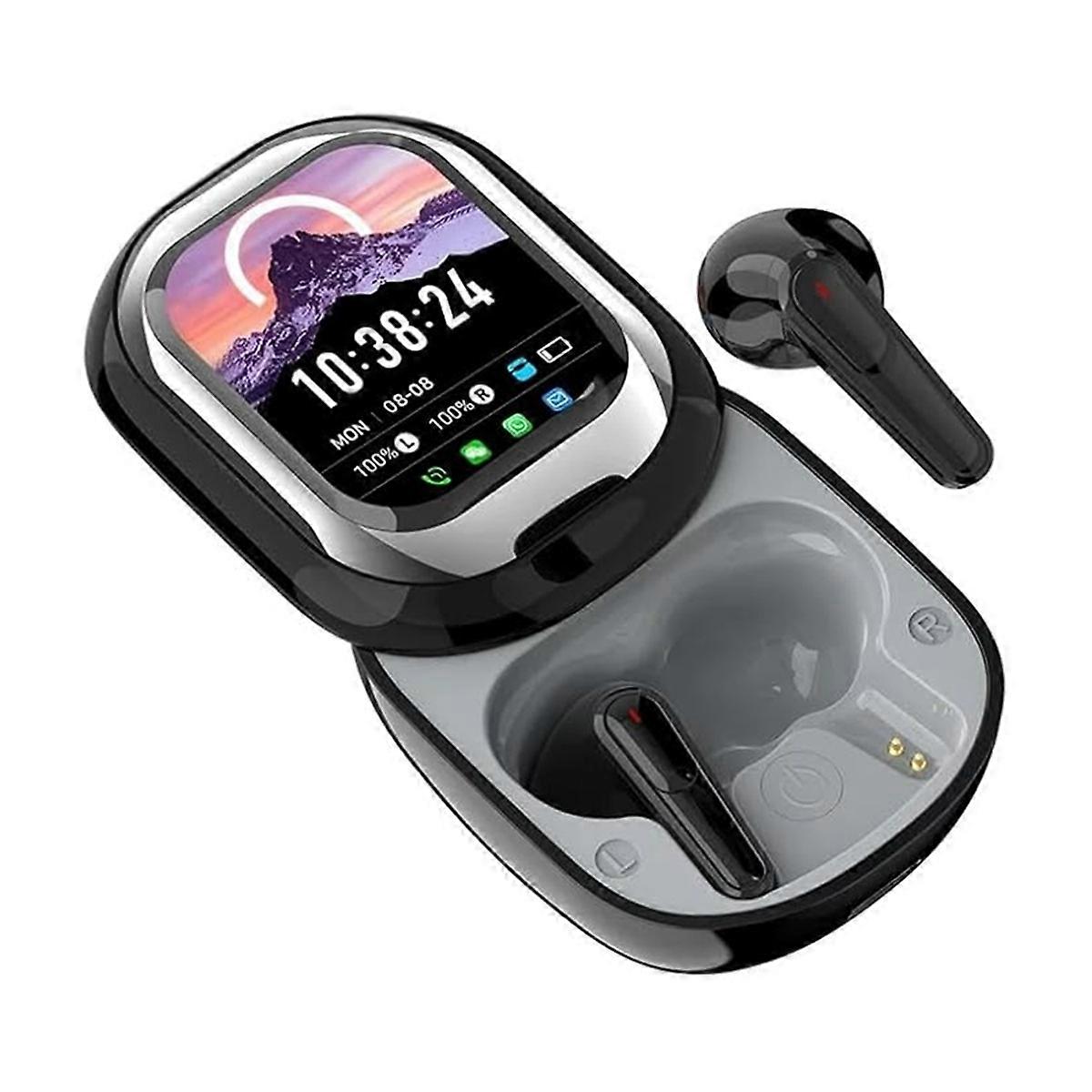 In-Ear Touch Screen Bluetooth Headset with Smart Watch Function