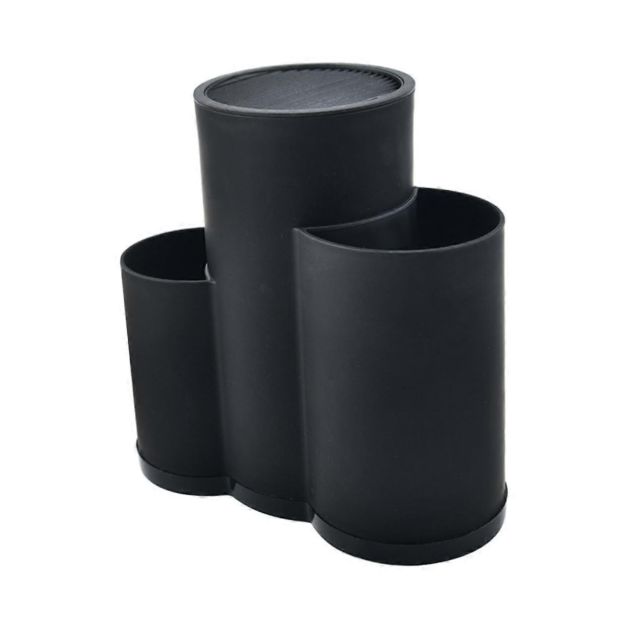 Sturdy Plastic Cutter Holder Kitchen Knife Storage Rack for Countertop Organization and Easy Access