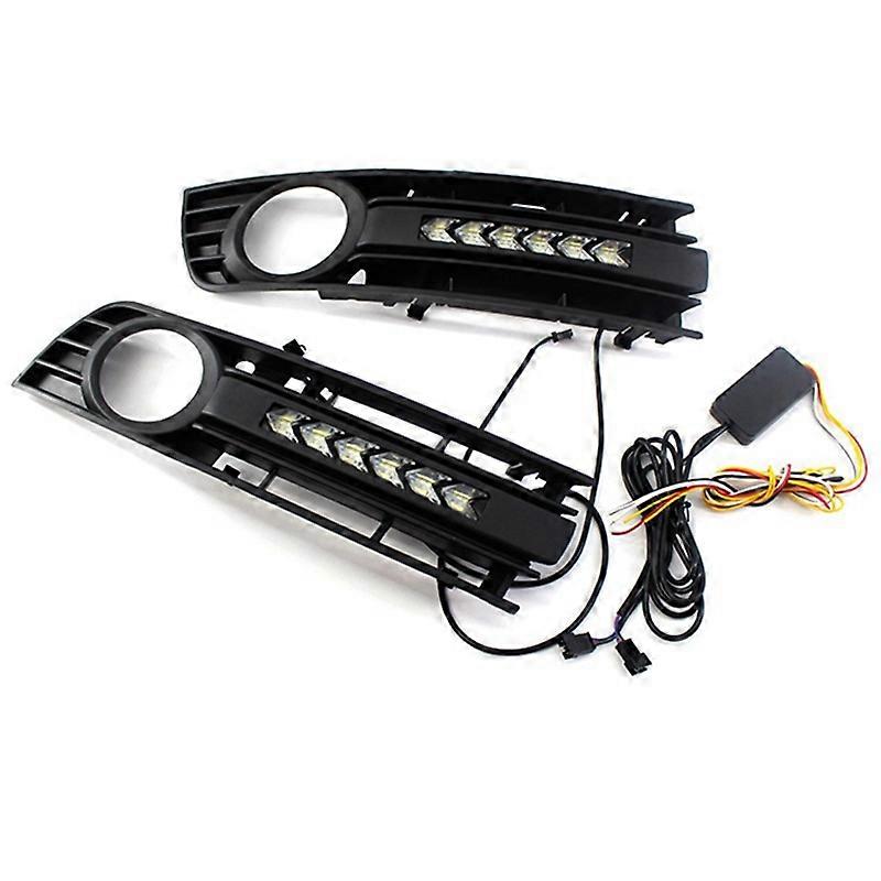 LED Daytime Running Light Grille Fog Light Frame Car for A