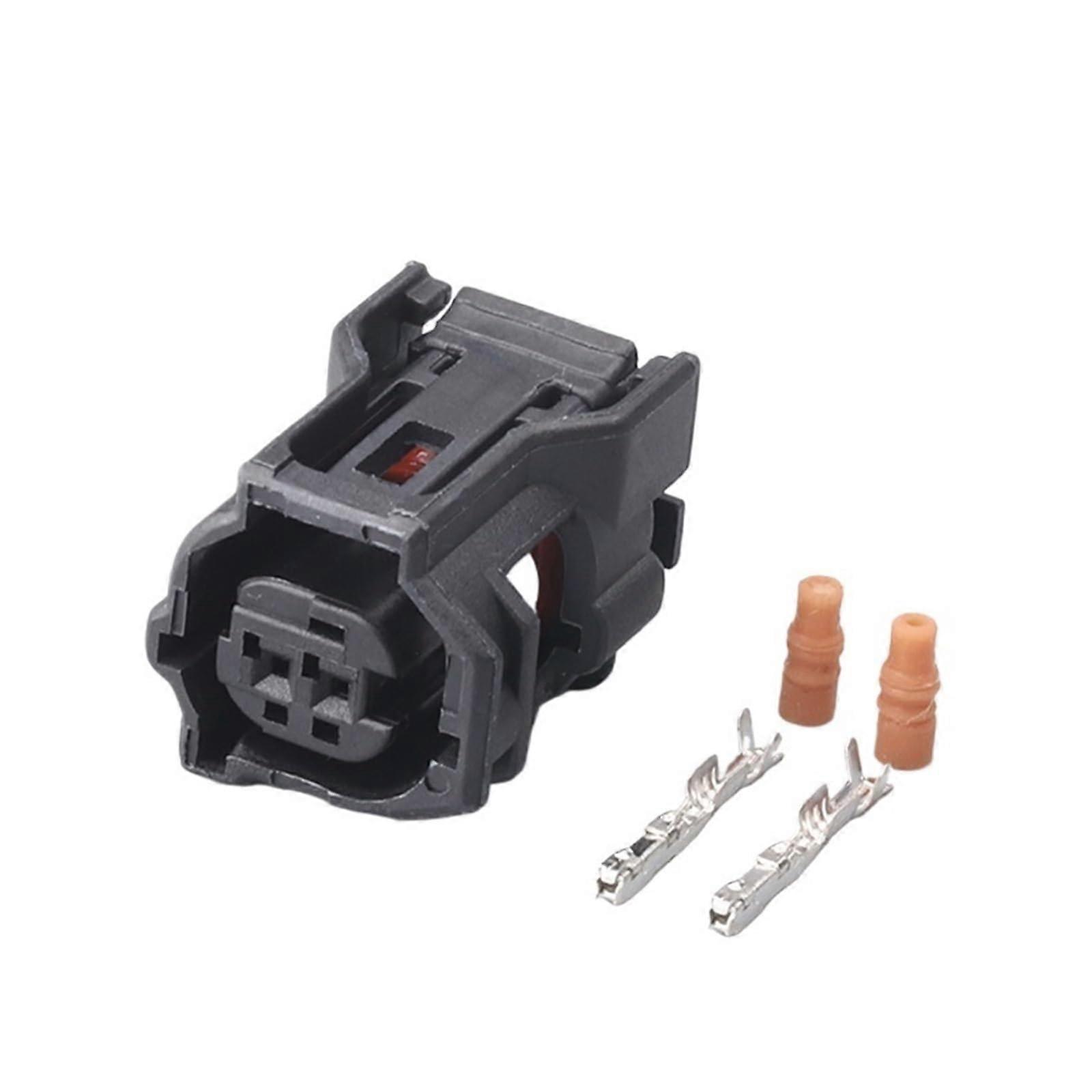 Speaker Connector 1 Set 2 Pin ABS Wheel Speed se/nsor/s Plug Connector Socket Compatible with The 6188-4797 6189-1161 90980-12416(5 Sets,Female)