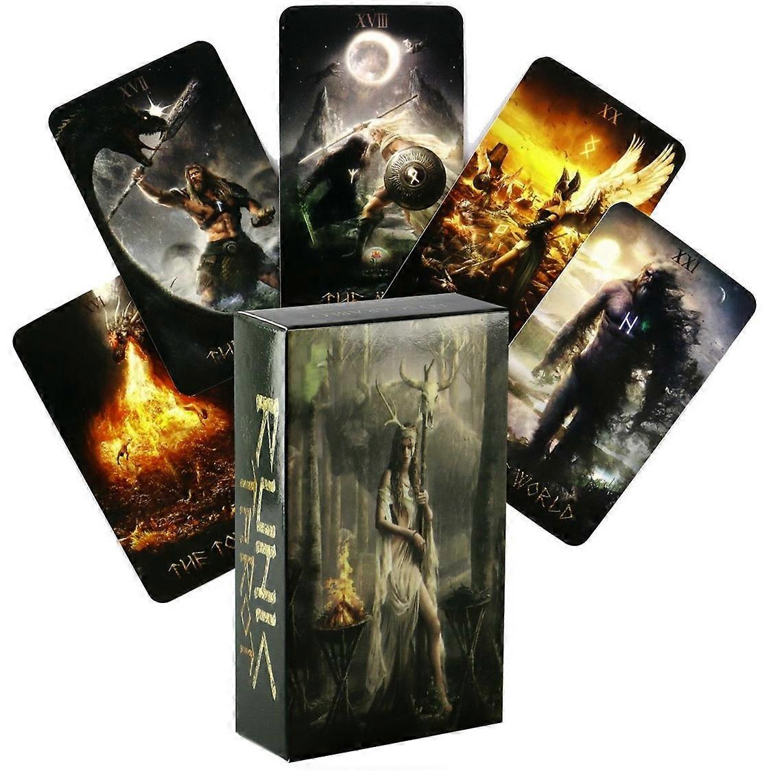 Runic Tarot Deck: Divination Cards Full English Set Insight Guide