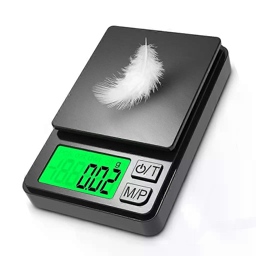 Precision Pocket Scale, 0.01g Accuracy, Multiple Units, Backlit Display & Dustproof Cover