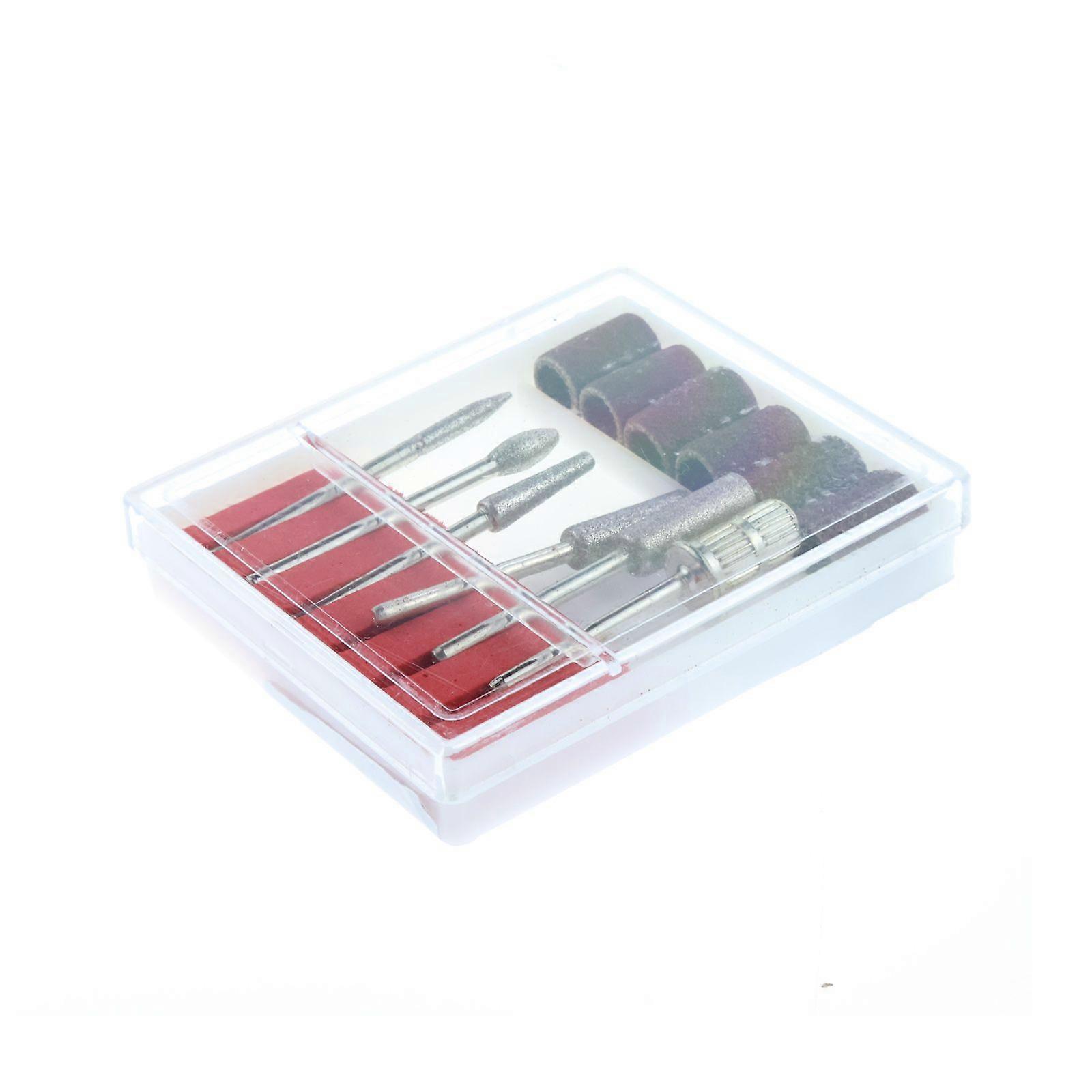 Xoali 6pcs Nail Drill Bits Professional Manicure Pedicure Kit