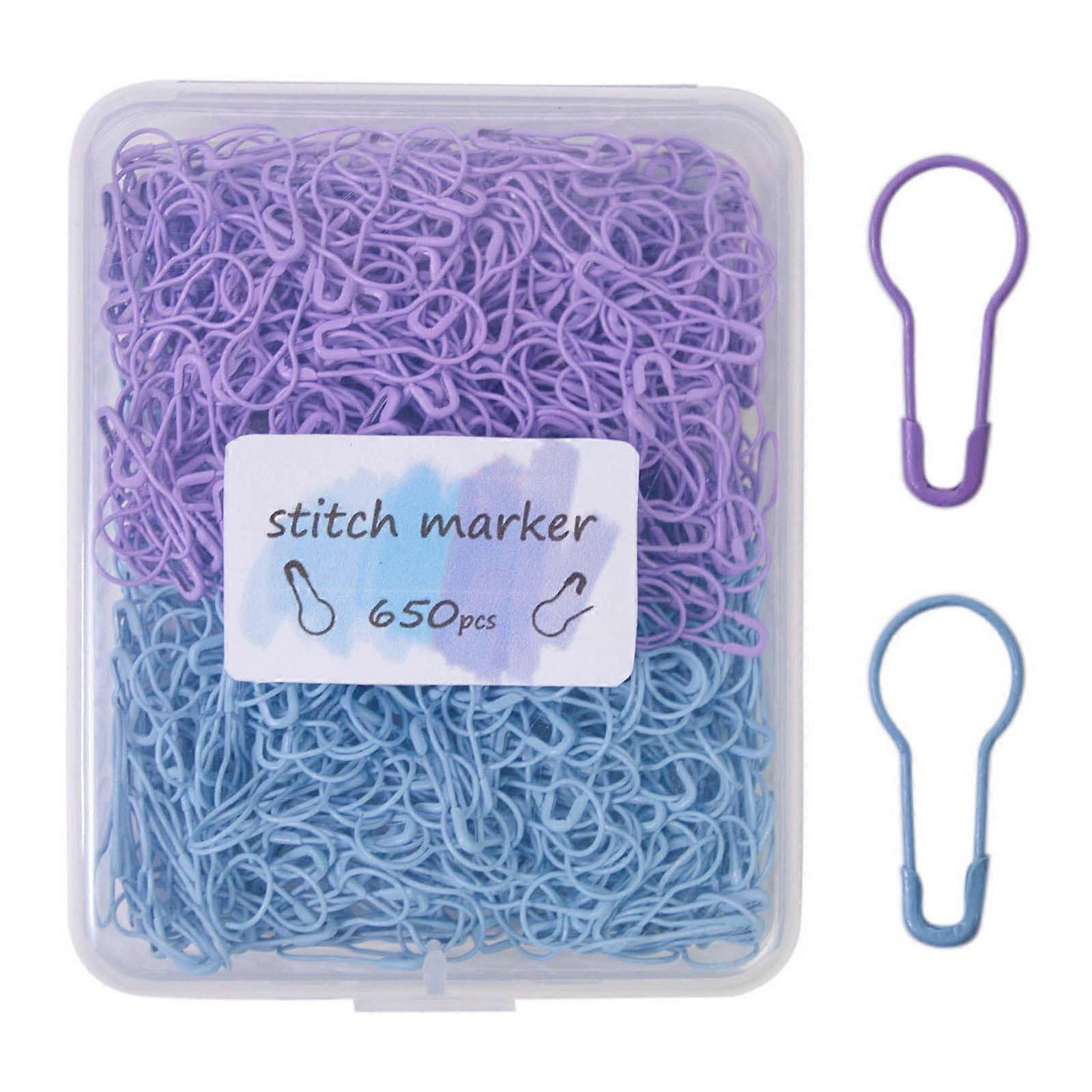Stitching Markers Practical Knitting Markers Metal Knitting Pins Pear Shape Safety Pins Knitting Tool for Craft Project 04