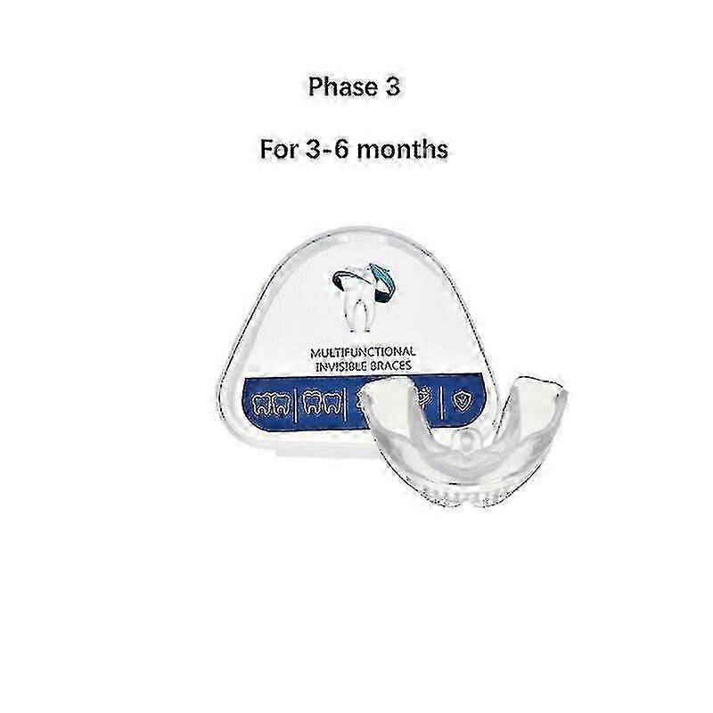 مجموعة مكواة فرد الأسنان - مدرب تقويم أسنان من 3 مراحل لمحاذاة الأسنان للبالغين