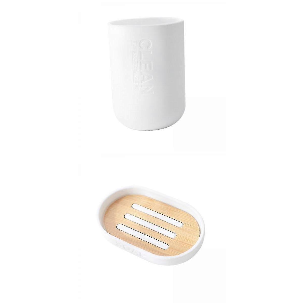 Bathroom Accessories Set Soap DishTumbler BTQ