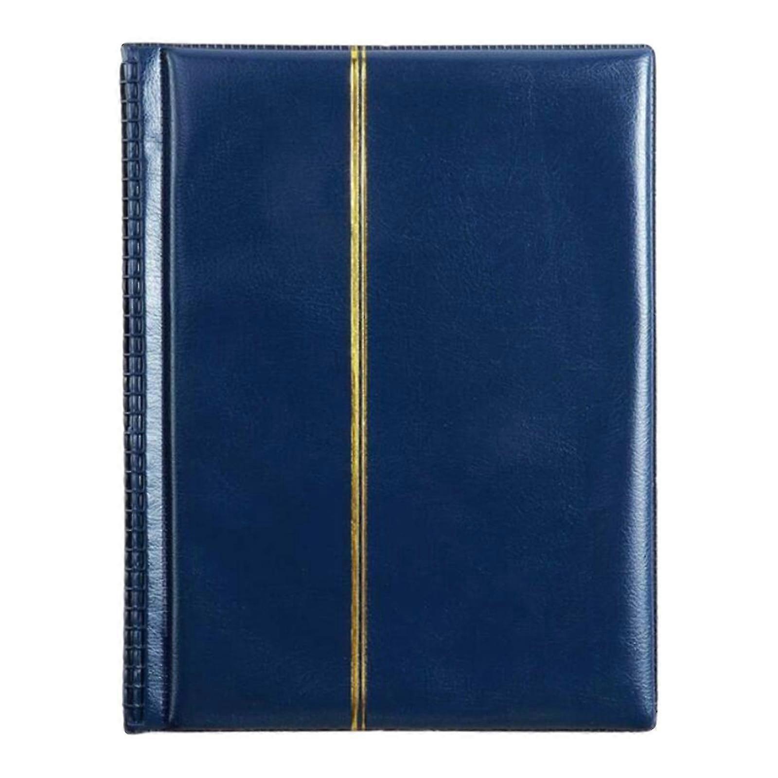 Coin Album Book 250 Pocket Collector Storage Sheets 10 Page Badge Holder Red