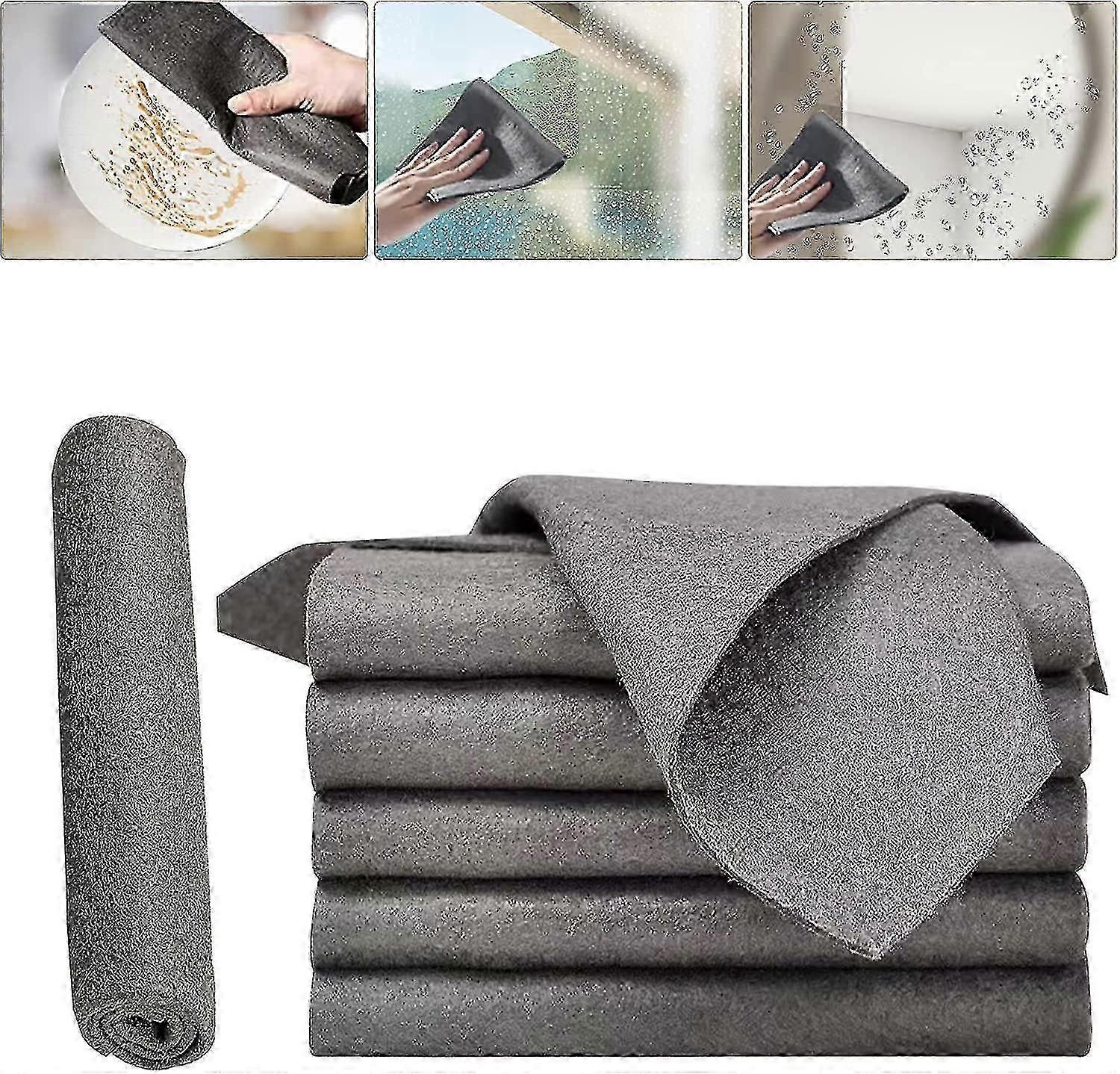 Thickened Magic Cleaning Clo, Microfiber Glass Cleaning Clo Rags, Reusable Cleaning Clos