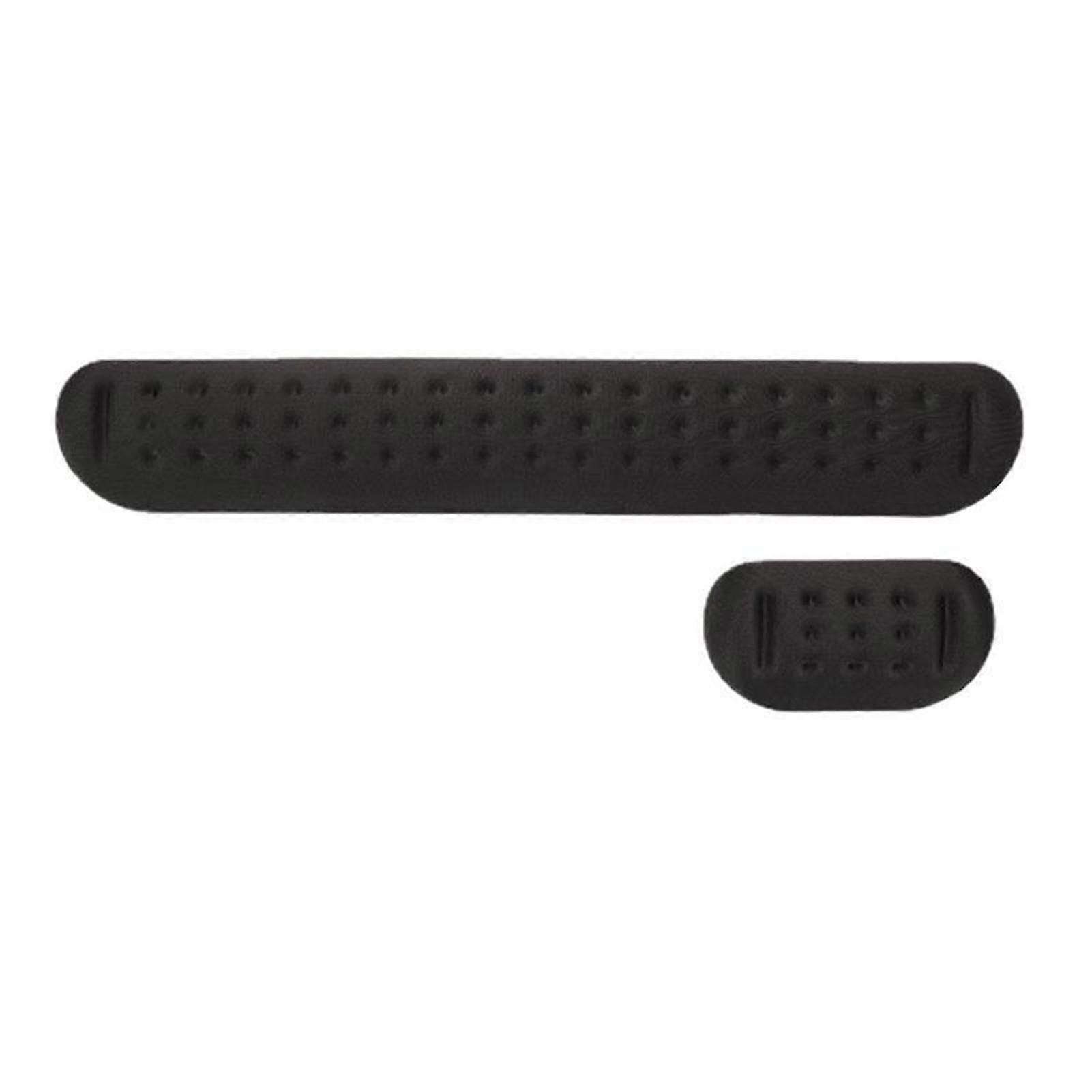 Keyboard Wrist Rest Massage Hole Breathable Fatigue Relief Slow Rebound Keyboard Wrist Pad with Mouse Rest for Office &My