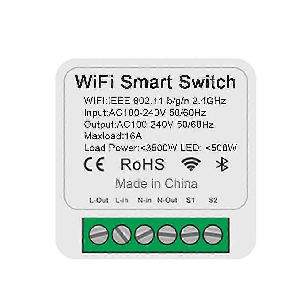 EWeLink 16A WiFi Smart Switch Temporizador Mini Interruptor Inalámbrico Domótica