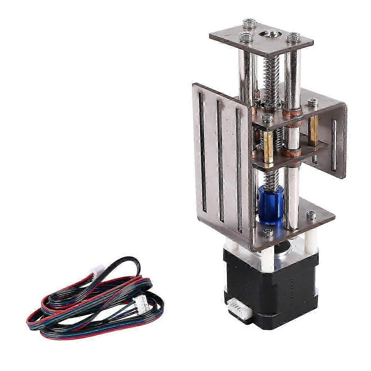 CNC Z-άξονας συρόμενο τραπέζι CNC δρομολογητή κιτ DIY φρεζάρισμα μικρή μονάδα μετάδοσης 100mm απόσταση ξύλου άξονα Z κινητήρα